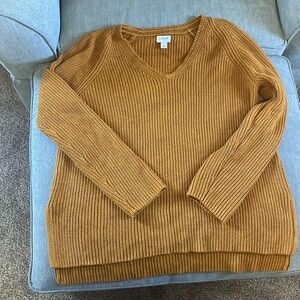 Mustard cotton sweater